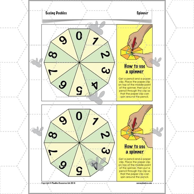 PlanBee Seeing Doubles - Doubling and Halving Year 4 Maths Lesson Planning