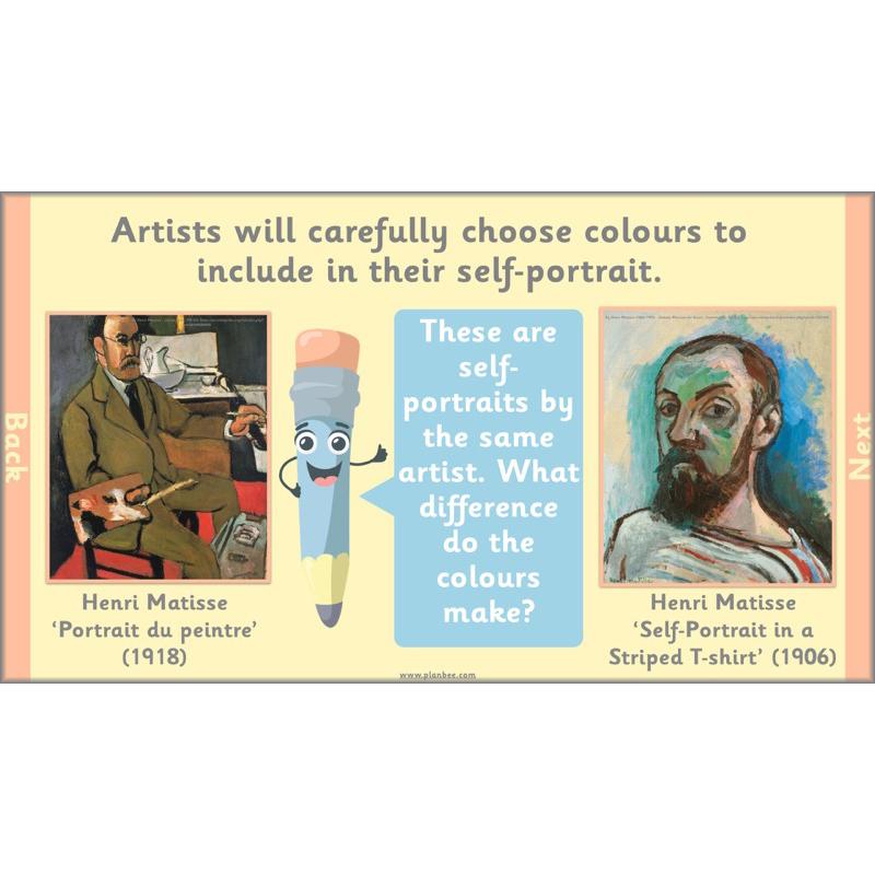 PlanBee Self Portrait: Primary Art Lessons for Year 1 & Year 2