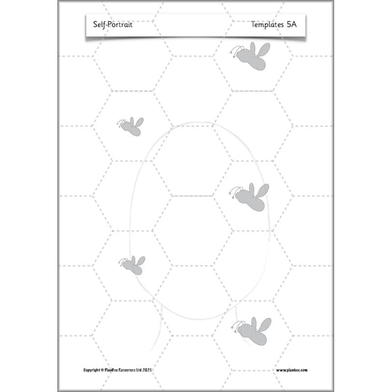 PlanBee Self Portrait: Primary Art Lessons for Year 1 & Year 2