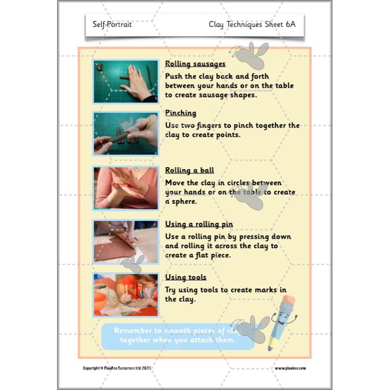 PlanBee Self Portrait: Primary Art Lessons for Year 1 & Year 2