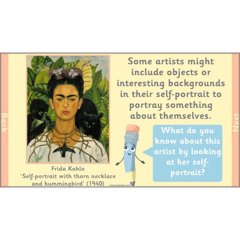 PlanBee Self Portrait: Primary Art Lessons for Year 1 & Year 2