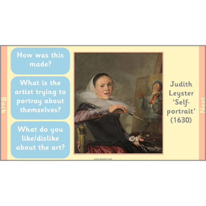 PlanBee Self Portrait: Primary Art Lessons for Year 1 & Year 2