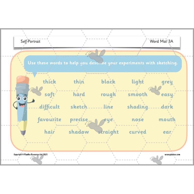 PlanBee Self Portrait: Primary Art Lessons for Year 1 & Year 2