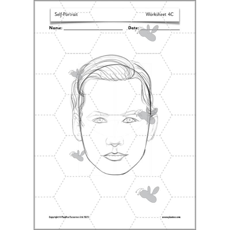 PlanBee Self Portrait: Primary Art Lessons for Year 1 & Year 2