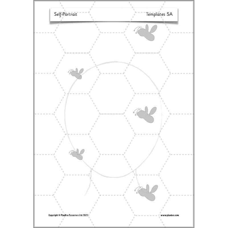 PlanBee Self Portrait: Primary Art Lessons for Year 1 & Year 2