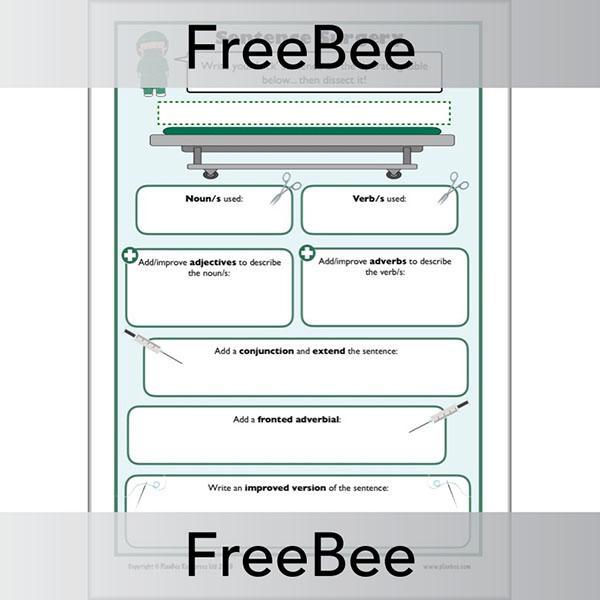 PlanBee Improving Sentences KS2 Worksheet by PlanBee