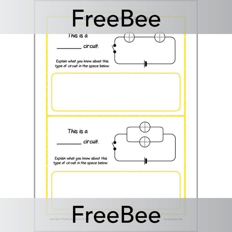 PlanBee Free Series and Parallel Circuits KS2 Poster by PlanBee