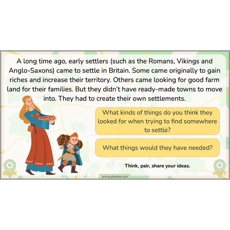 PlanBee Settlements KS2 Geography Lessons for Year 3/4 by PlanBee