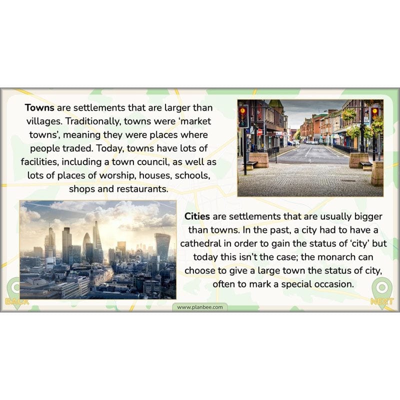 PlanBee Settlements KS2 Geography Lessons for Year 3/4 by PlanBee