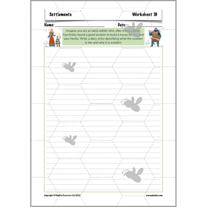 PlanBee Settlements KS2 Geography Lessons for Year 3/4 by PlanBee