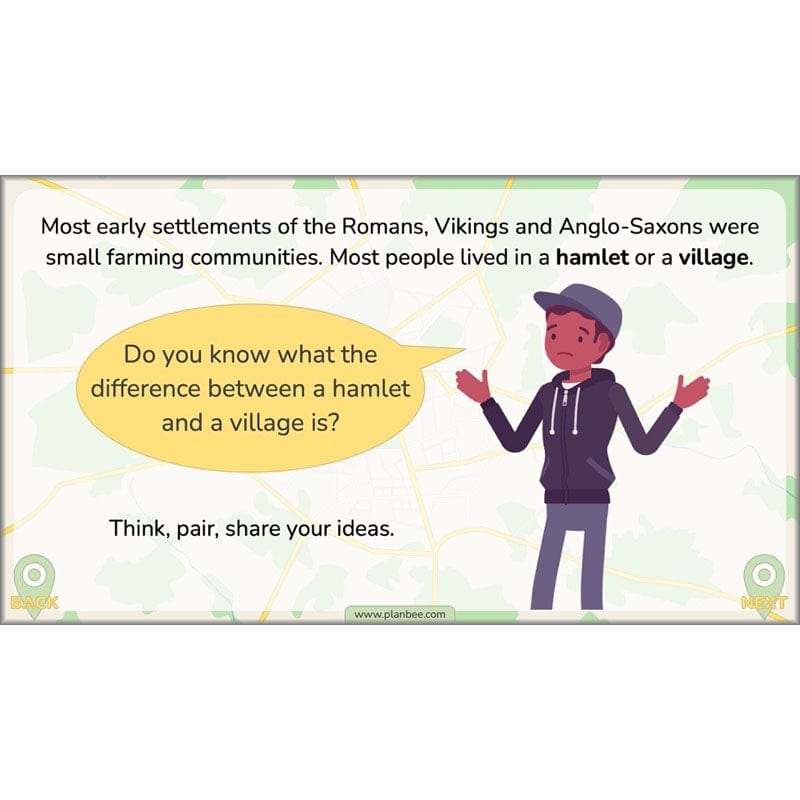 PlanBee Settlements KS2 Geography Lessons for Year 3/4 by PlanBee