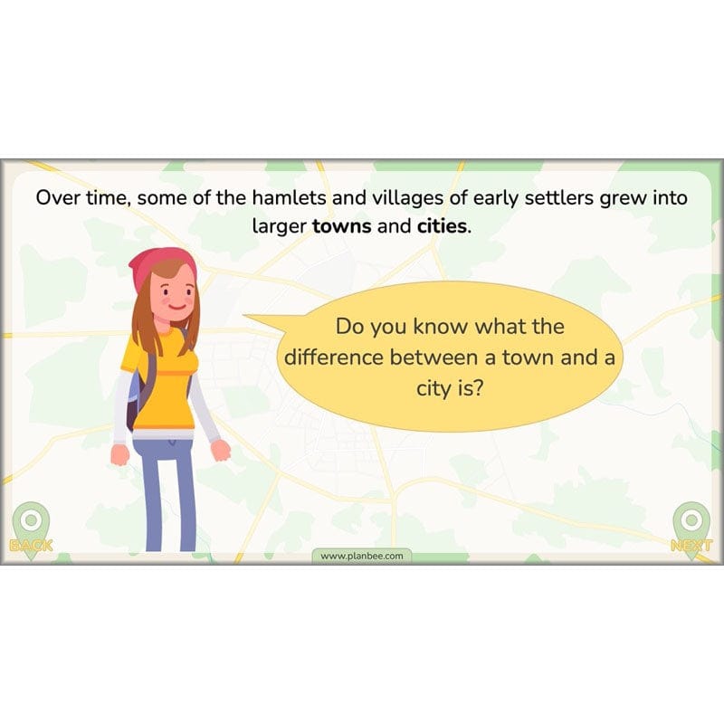 PlanBee Settlements KS2 Geography Lessons for Year 3/4 by PlanBee