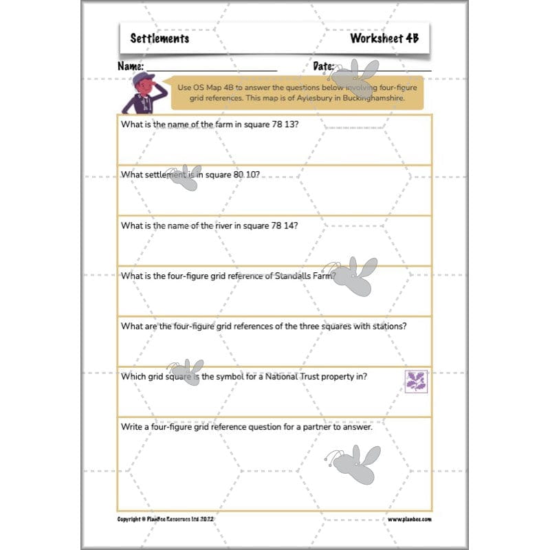 PlanBee Settlements KS2 Geography Lessons for Year 3/4 by PlanBee