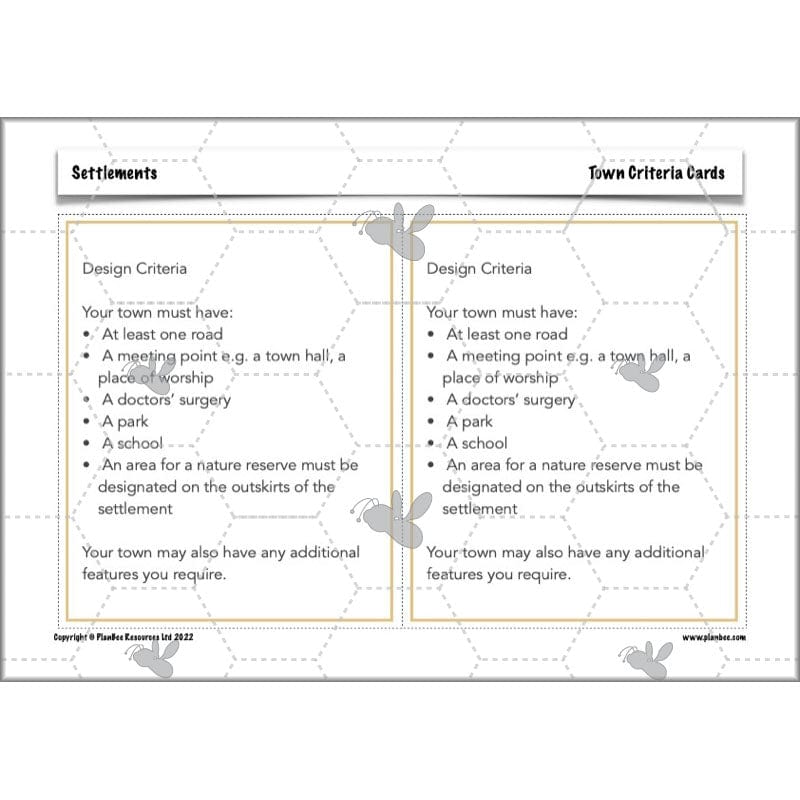 PlanBee Village Settlers: KS2 Geography scheme of work for Year 4