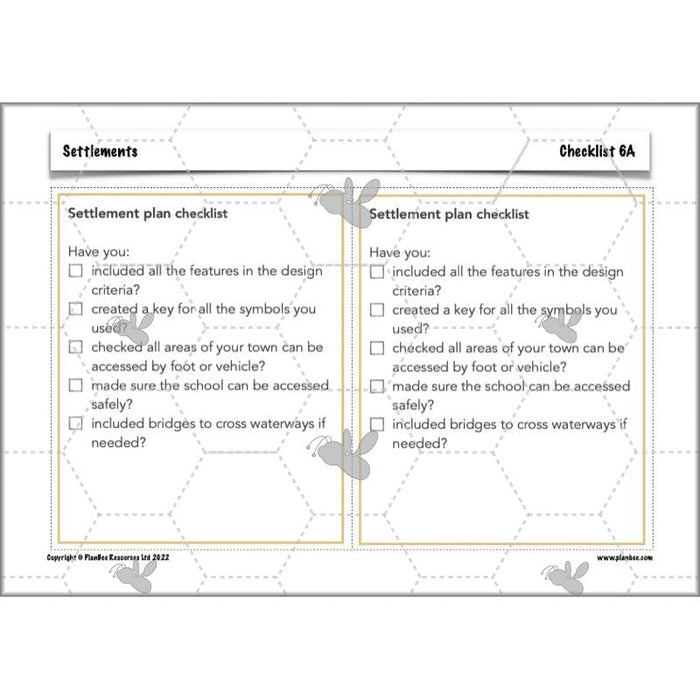 PlanBee Village Settlers: KS2 Geography scheme of work for Year 4