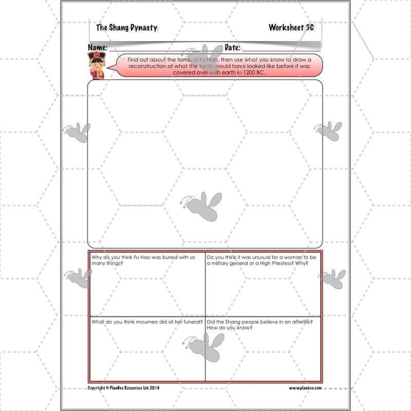 PlanBee Shang Dynasty KS2 Planning Pack for Year 5 & 6 by PlanBee