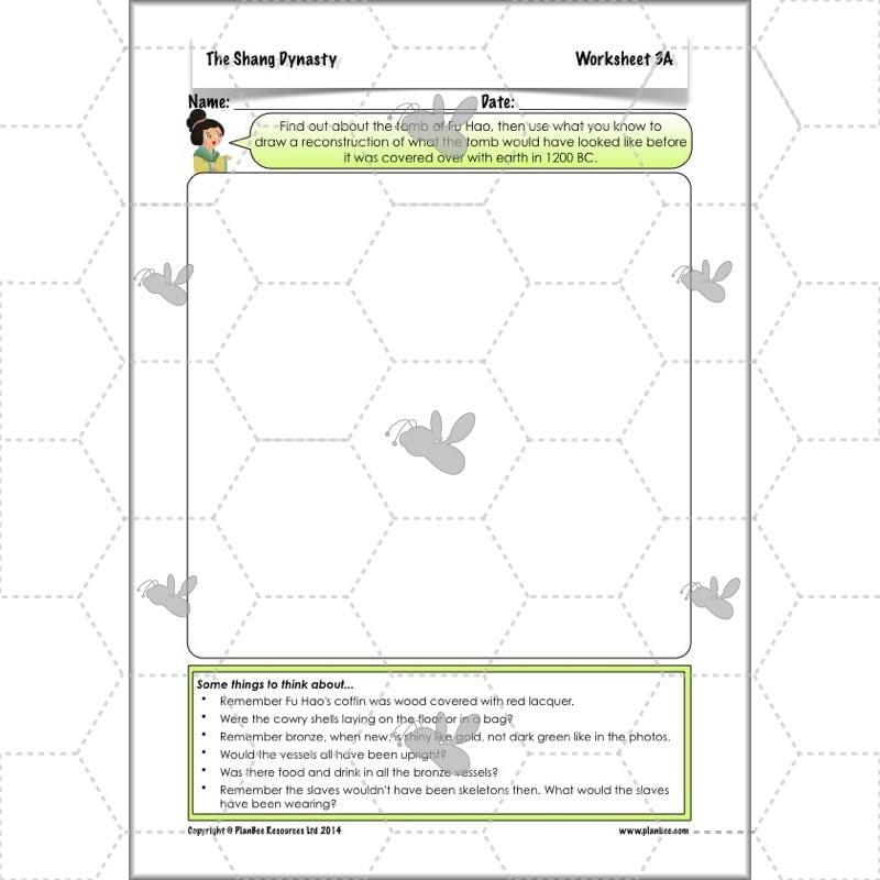 PlanBee Shang Dynasty KS2 Planning Pack for Year 5 & 6 by PlanBee