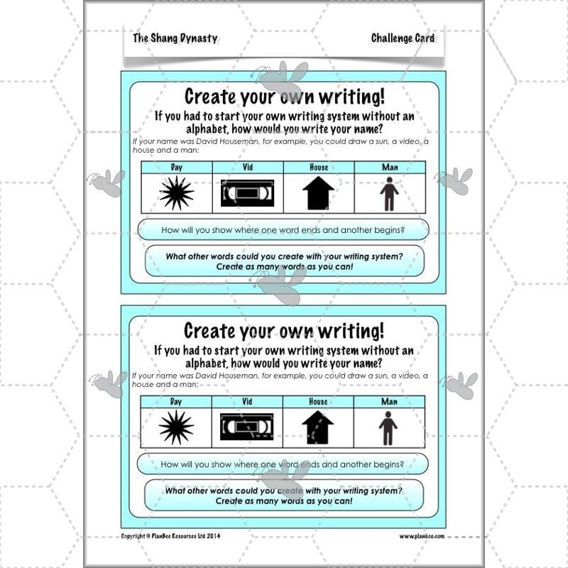 PlanBee Shang Dynasty KS2 Planning Pack for Year 5 & 6 by PlanBee