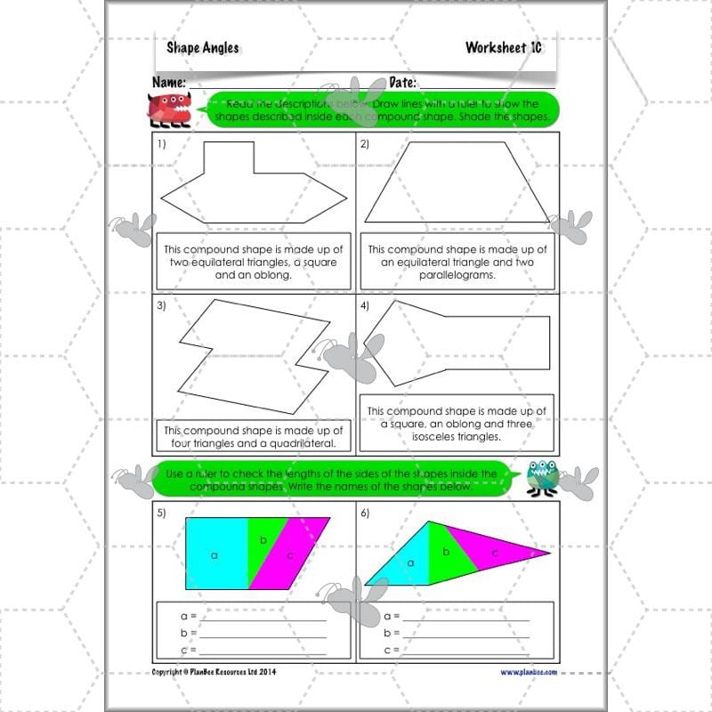 PlanBee Shape Angles Year 4 Shape Properties Lesson | PlanBee