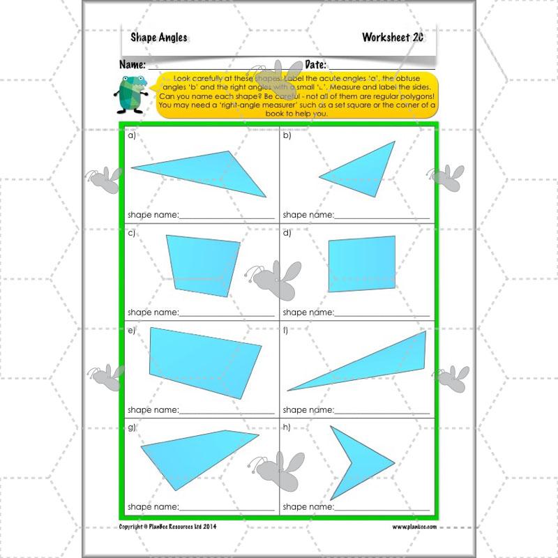 PlanBee Shape Angles Year 4 Shape Properties Lesson | PlanBee