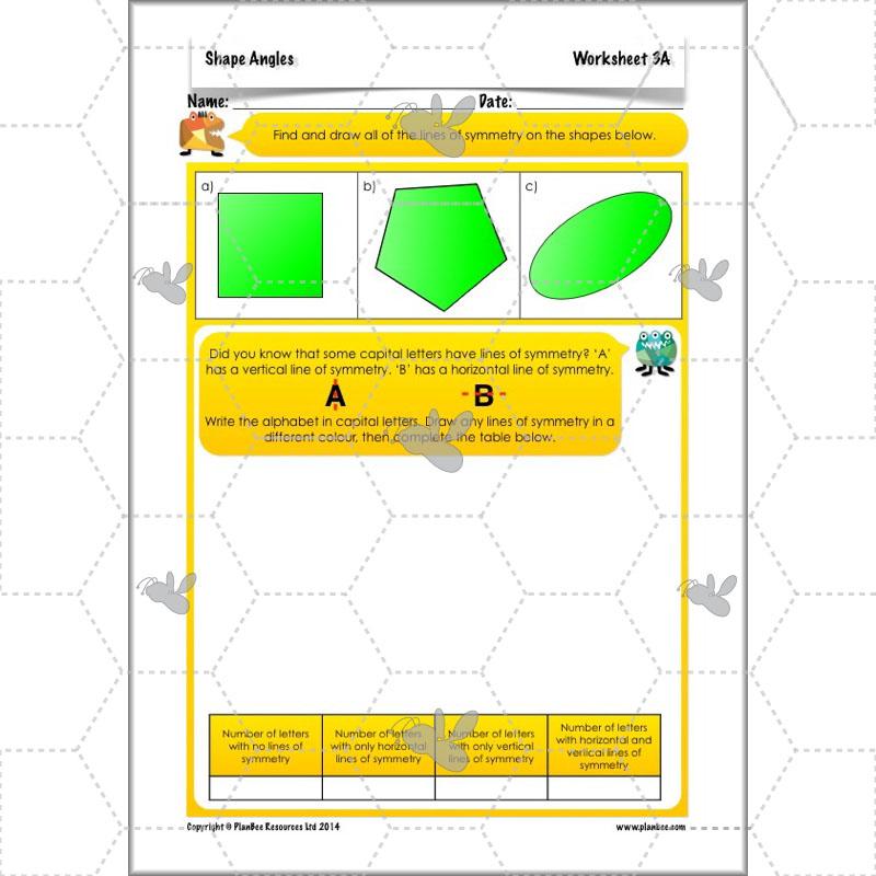 PlanBee Shape Angles Year 4 Shape Properties Lesson | PlanBee