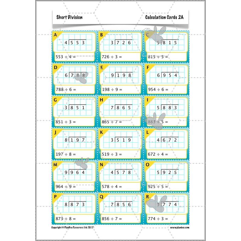 PlanBee Short Division - Year 5 Maths Planning and Resources from PlanBee