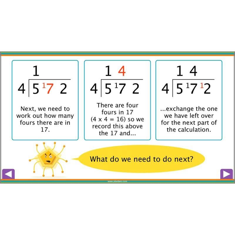 PlanBee Short Division - Year 5 Maths Planning and Resources from PlanBee