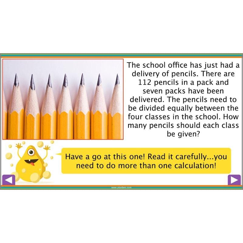 PlanBee Short Division - Year 5 Maths Planning and Resources from PlanBee
