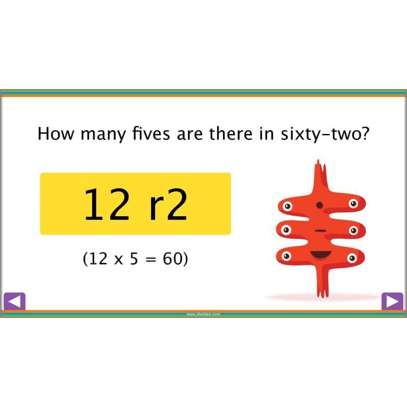 PlanBee Short Division - Year 5 Maths Planning and Resources from PlanBee