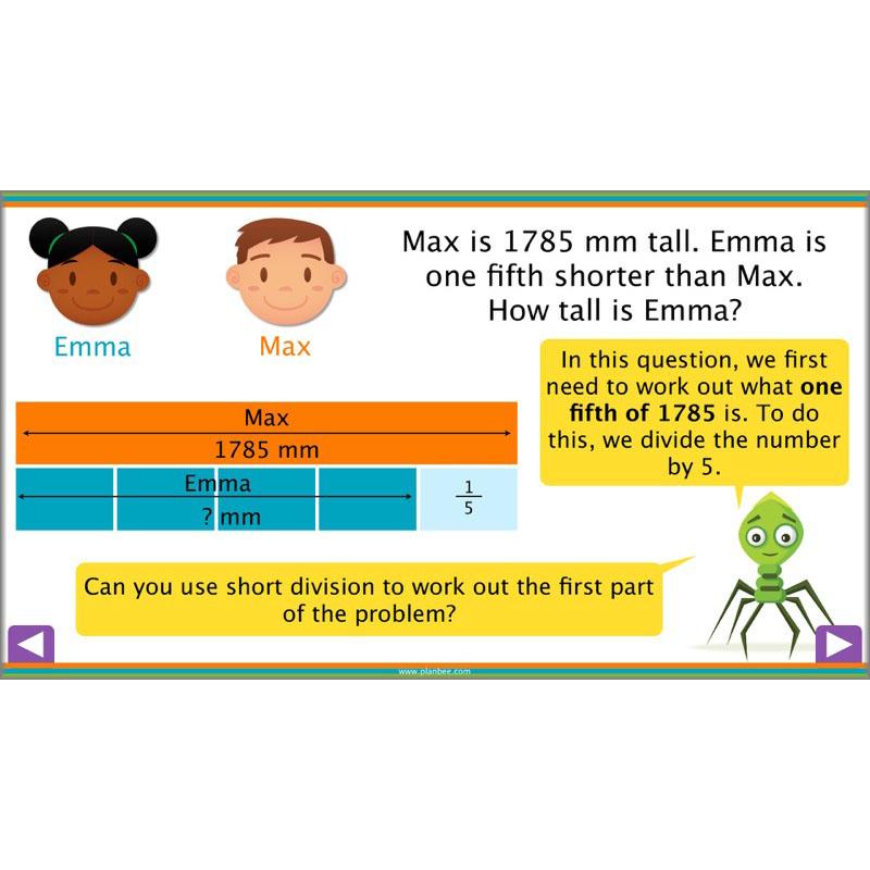 PlanBee Short Division - Year 5 Maths Planning and Resources from PlanBee