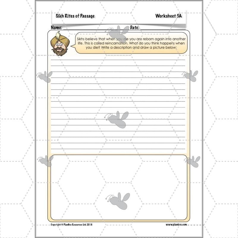 PlanBee Sikh Rites of Passage: KS2 RE lesson planning pack