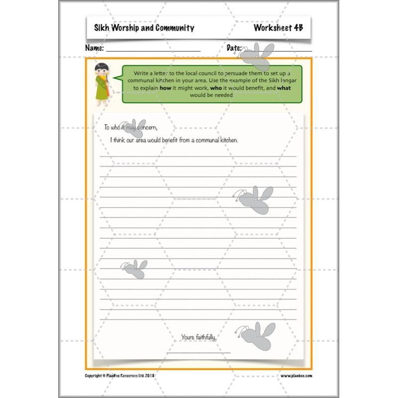 PlanBee Sikh Worship and Community: KS2 RE lesson plans