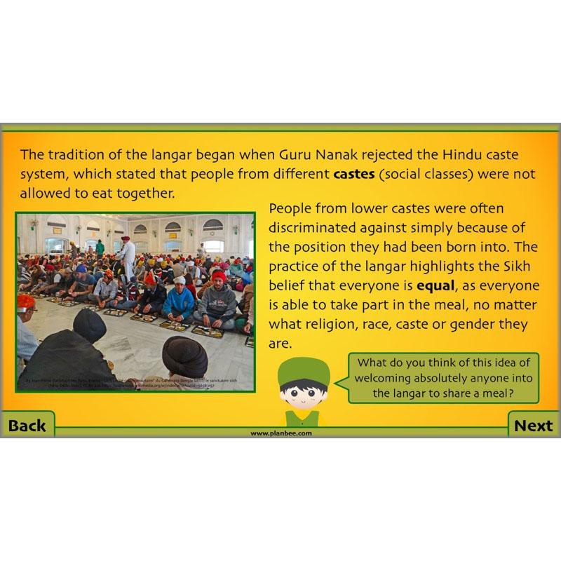 PlanBee Sikh Worship and Community: KS2 RE lesson plans
