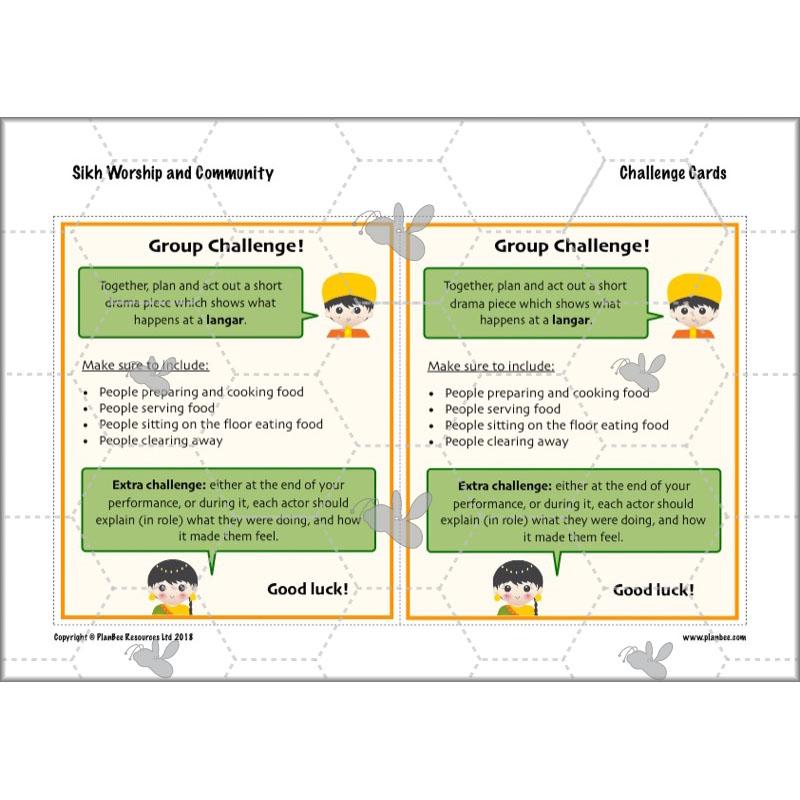 PlanBee Sikh Worship and Community: KS2 RE lesson plans