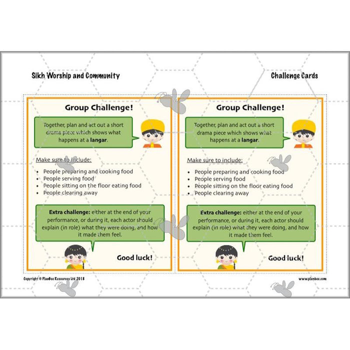 PlanBee Sikh Worship and Community: KS2 RE lesson plans