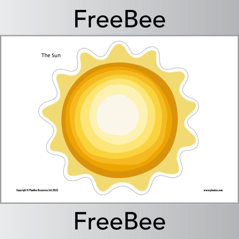 PlanBee FREE Solar System Mobile Template by PlanBee
