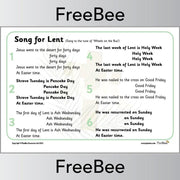 PlanBee Song for Lent KS1 by PlanBee