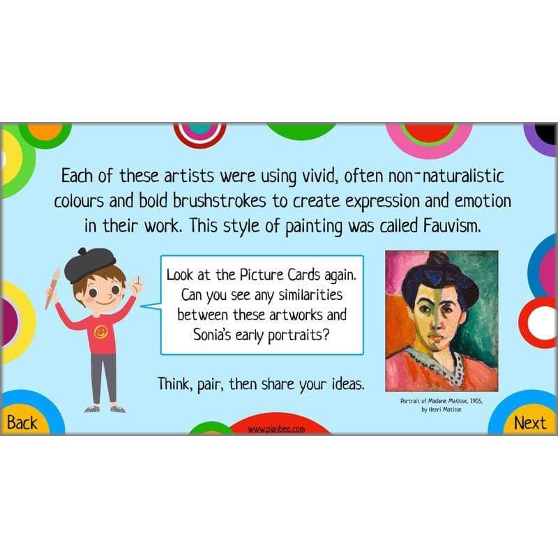 PlanBee Sonia DelaunayKS2 Art scheme of work by PlanBee