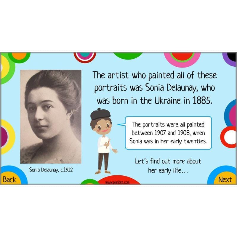 PlanBee Sonia DelaunayKS2 Art scheme of work by PlanBee