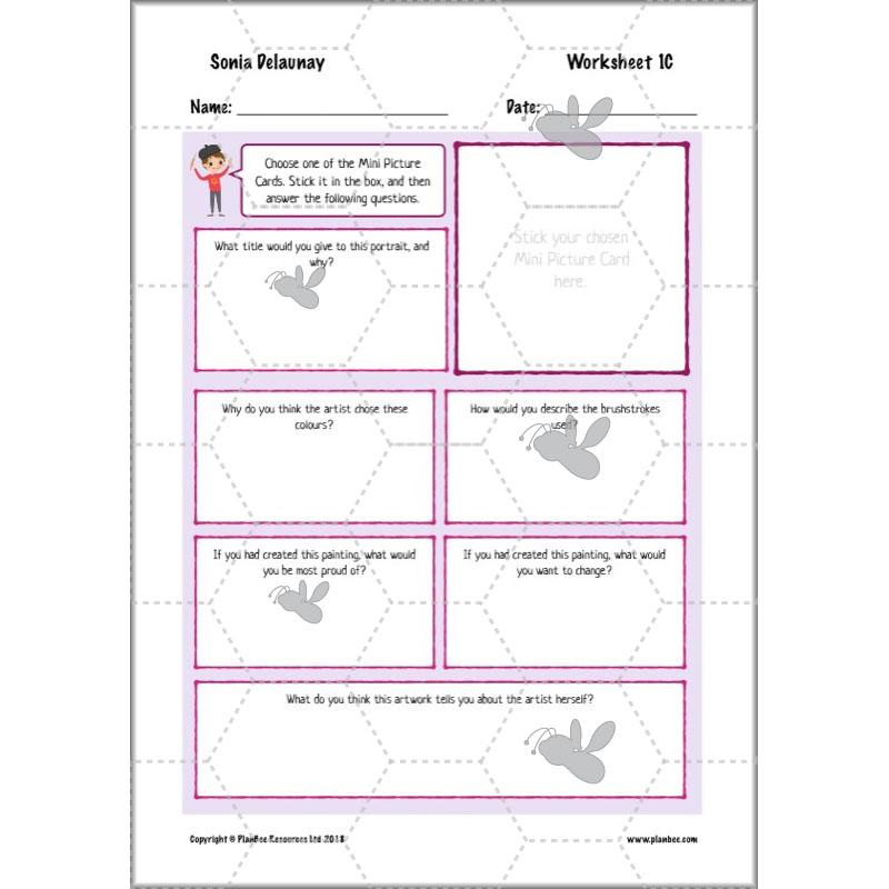 PlanBee Sonia DelaunayKS2 Art scheme of work by PlanBee