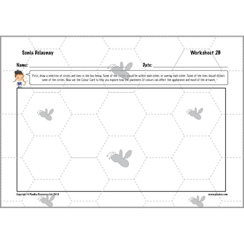 PlanBee Sonia DelaunayKS2 Art scheme of work by PlanBee