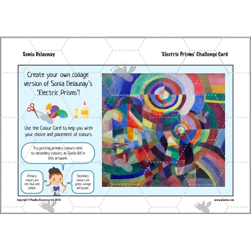 PlanBee Sonia DelaunayKS2 Art scheme of work by PlanBee