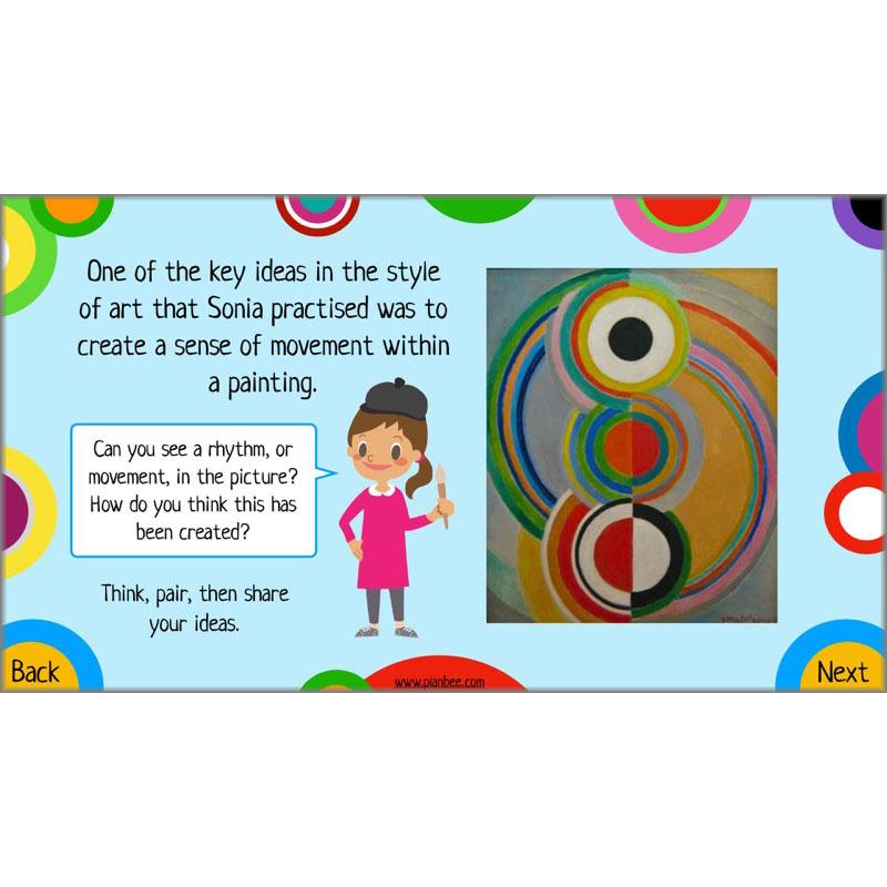 PlanBee Sonia DelaunayKS2 Art scheme of work by PlanBee