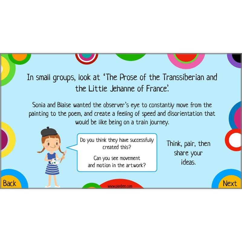 PlanBee Sonia DelaunayKS2 Art scheme of work by PlanBee