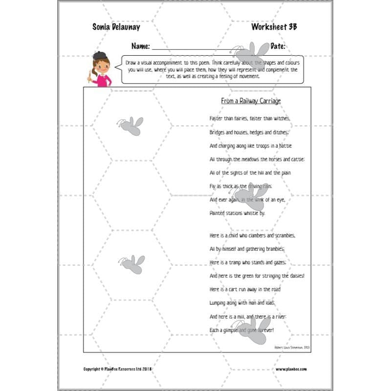 PlanBee Sonia DelaunayKS2 Art scheme of work by PlanBee