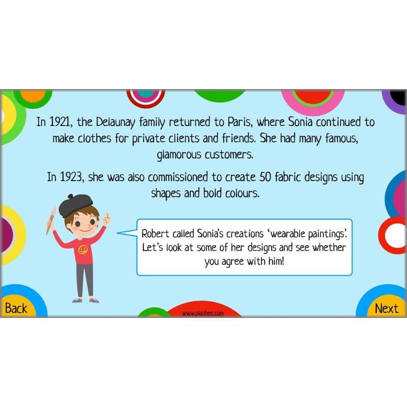 PlanBee Sonia DelaunayKS2 Art scheme of work by PlanBee