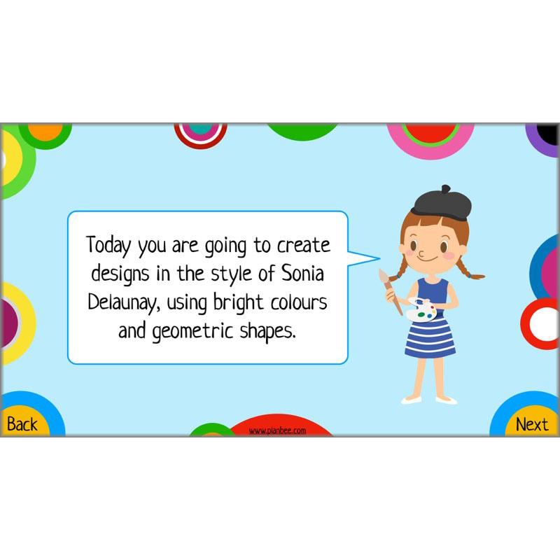 PlanBee Sonia DelaunayKS2 Art scheme of work by PlanBee