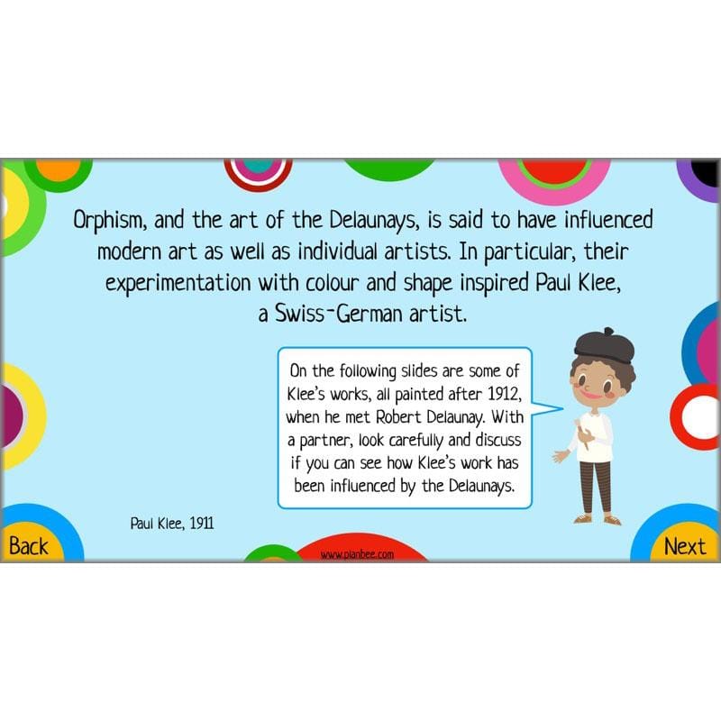 PlanBee Sonia DelaunayKS2 Art scheme of work by PlanBee