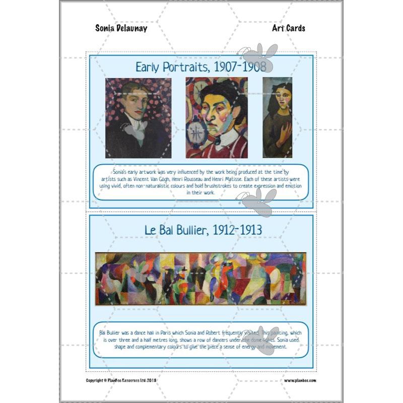 PlanBee Sonia DelaunayKS2 Art scheme of work by PlanBee