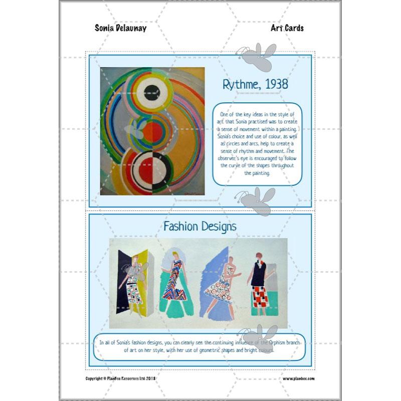 PlanBee Sonia DelaunayKS2 Art scheme of work by PlanBee